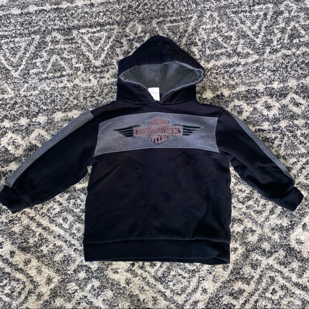 HARLEY DAVIDSON Boys 6 Hoodie Sweatshirt Biker